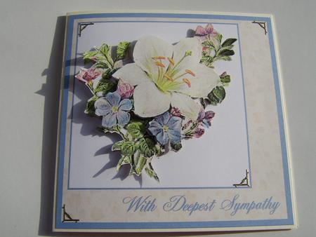 Lily Bouquet Sympathy by Davina Rundle