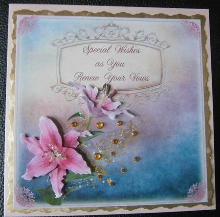 Stargazer Lily Renew Your Vows 8x8inch Step by Step by Davina Rundle