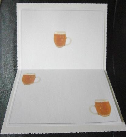 Beer Drinkers Blank Insert by Davina Rundle