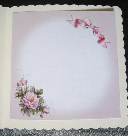 8x8 Moonlight and Roses Insert Plate by Davina Rundle