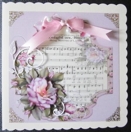 8x8 Moonlight and Roses by Davina Rundle