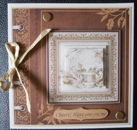 Beer Barrel of Laughs Quick Card & Pyramage by Davina Rundle