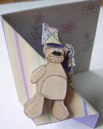 Teddy - Corner Fold Back by Davina Rundle