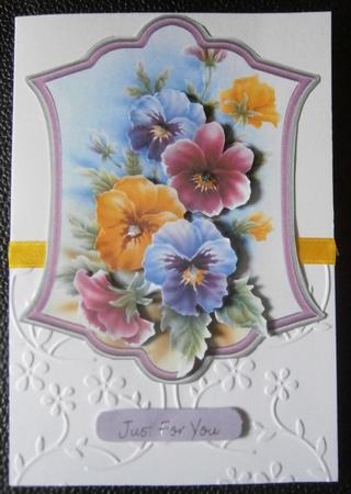 Poppies & Pansies Toppers & Verses Plaques by Davina Rundle