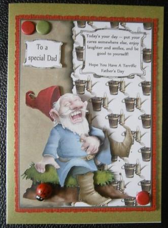 The Laughing Gnome on Father's Day by Davina Rundle