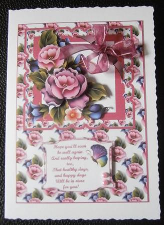 A Floral Tribute Thank You or Get Well by Davina Rundle