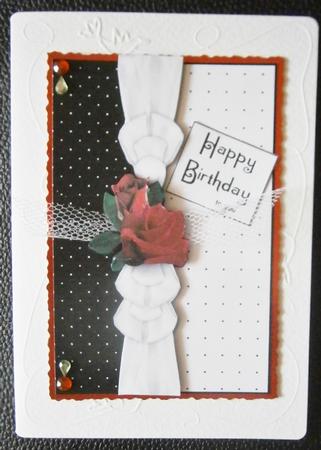 Black and White Collection Red Rose by Davina Rundle