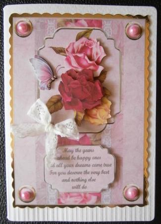 Colourful Roses Birthday by Davina Rundle