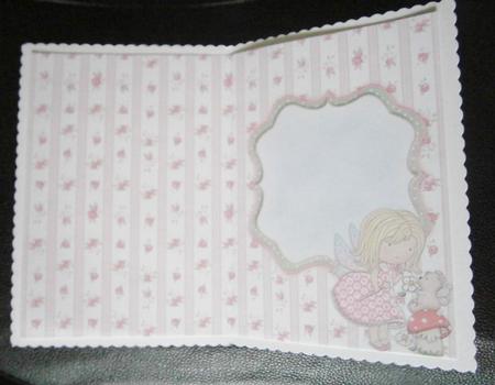 Fairy & Bear with Ages Birthday Insert for Cup402295_68 by Davina Rundle