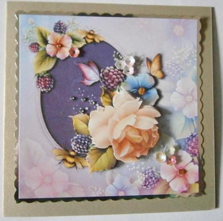 English Roses, Bees & Butterflies + Decoupage by Davina Rundle