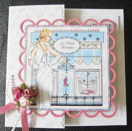 La Petite Boutique 1 8x8 Square Topper Sheet by Davina Rundle