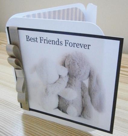 Bunny and Lamb Bff Quick Card by Davina Rundle
