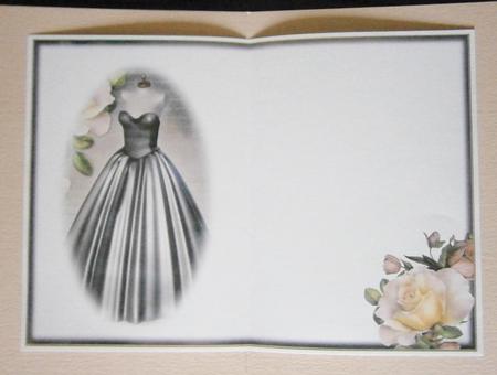 Golden Dress Blank Insert by Davina Rundle