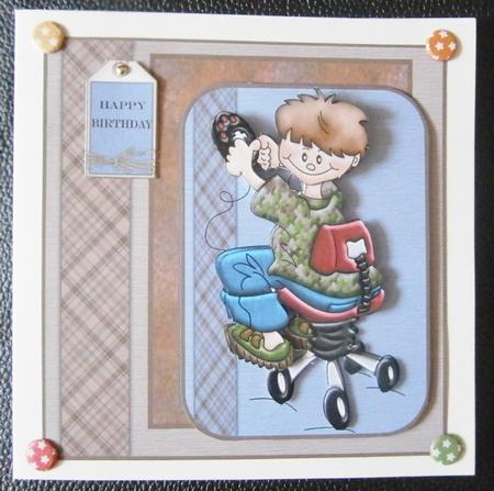 Gameboy Card Front by Davina Rundle