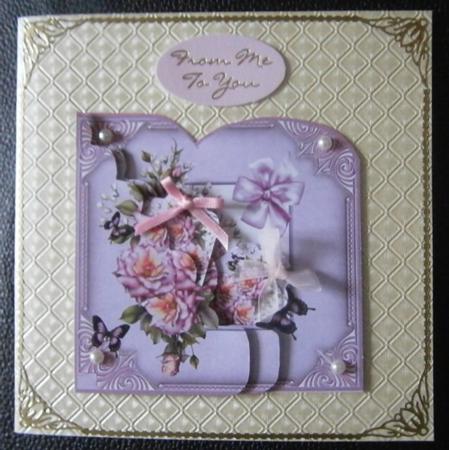 Pink Roses Pocket and Tags by Davina Rundle