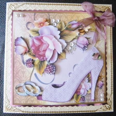 Wedding Card Mini Kit - Pearl Wedding Anniversary by Davina Rundle