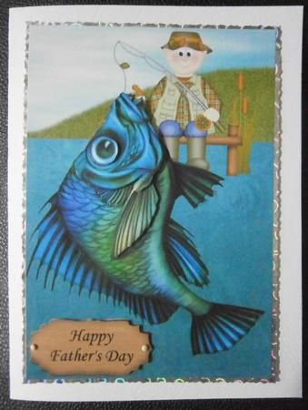 Catch of the Day - Father's Day, Dad, Son, Brother by Davina Rundle