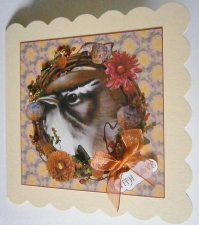 Wren and Wreath by Davina Rundle