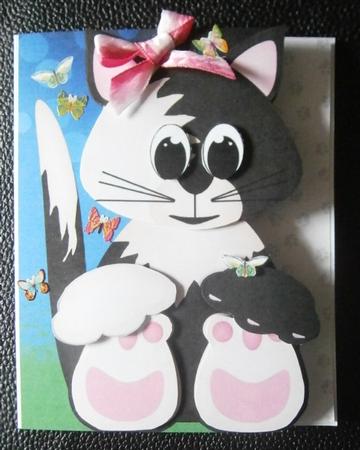 Over the Edge Cat Birthday Step by Step by Davina Rundle