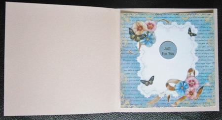 Vintage Lady in Lace Frame Insert & Tags by Davina Rundle