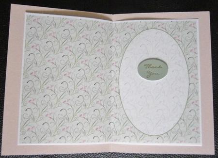 Swirly Flowers on Silk Insert by Davina Rundle