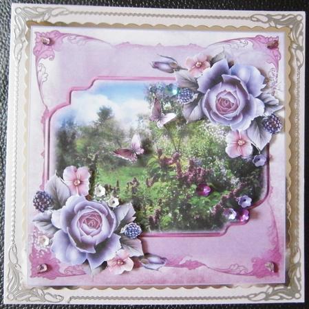 The Beautiful Lilac Rose Gardens by Davina Rundle