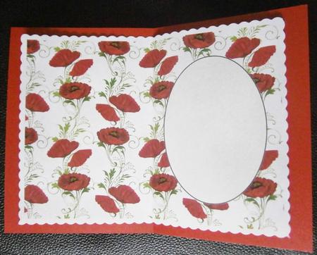 Red Poppy Insert 1 by Davina Rundle