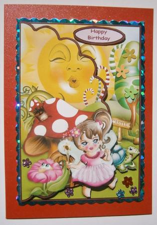 Off to Find the Castle Envelope Card with Decoupage by Davina Rundle