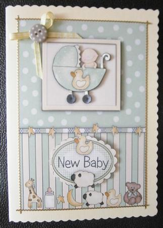 New Baby Pram and Toys Topper by Davina Rundle