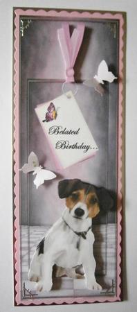 Large Dl Jackie Belated Birthday by Davina Rundle