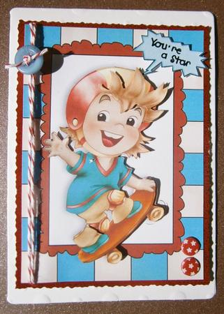 Having Fun on My Skateboard by Davina Rundle