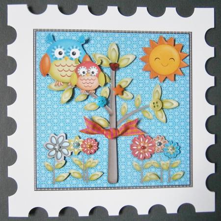 Sunshine Owls 8x8 Mini Kit by Davina Rundle