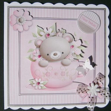 Teacup Bear 8x8 Mini Kit by Davina Rundle