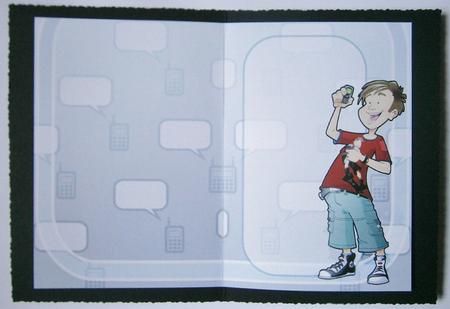 Teen Boy Text Star Insert by Davina Rundle