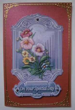 Applique Flowers Pyramage Topper by Davina Rundle
