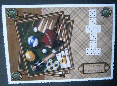 Game Night Card Front by Davina Rundle