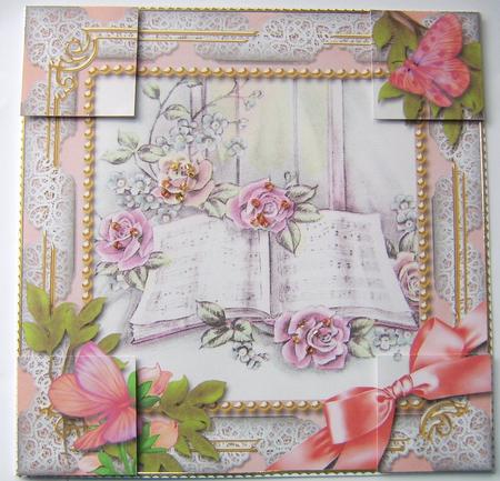 Songbook Butterfly 8inch Picture Sheet by Davina Rundle
