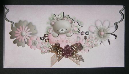 Teacup Bear Money Wallet by Davina Rundle