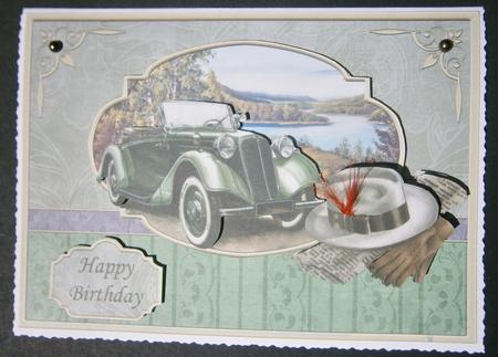 Vintage Country Gent 2 Sheet Decoupage Mini Kit by Davina Rundle