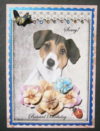 Belated Birthday Jack Russel by Davina Rundle