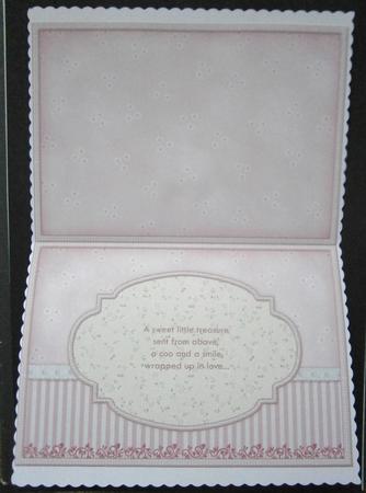 Cute Lullaby New Baby Girl Insert for Cup433578_68 by Davina Rundle