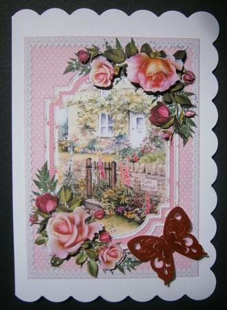 Shabby Chic Rose Cottage by Davina Rundle