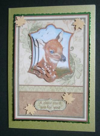 A Dear Card for You! Card Topper & Pyramage by Davina Rundle