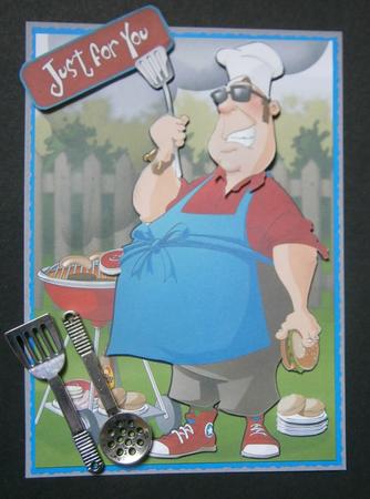 Barbeque Dude by Davina Rundle