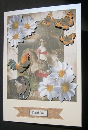 Scenic Farm Animals Card Topper & Decoupage by Davina Rundle