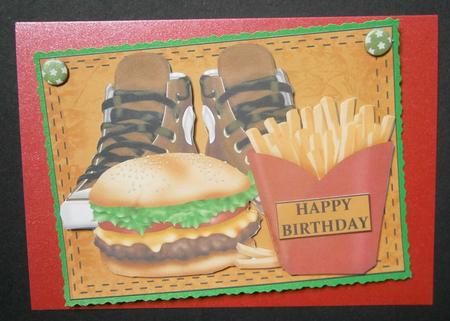 Sneakers and Fast Food 1 by Davina Rundle