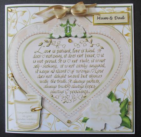 Golden Wedding - Love is Patient by Davina Rundle