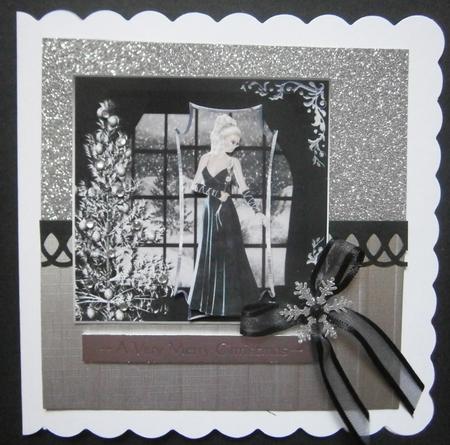 Christmas Celebrations Card with Topper by Davina Rundle