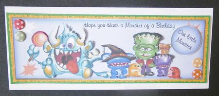 Monster Birthday Wishes by Davina Rundle