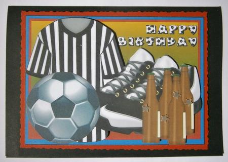Football and Beer 3 by Davina Rundle
